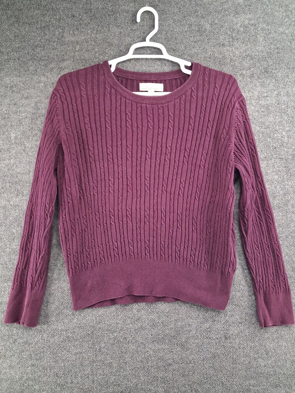 Cabelas Cable Knit Sweater Womens Large Pullover